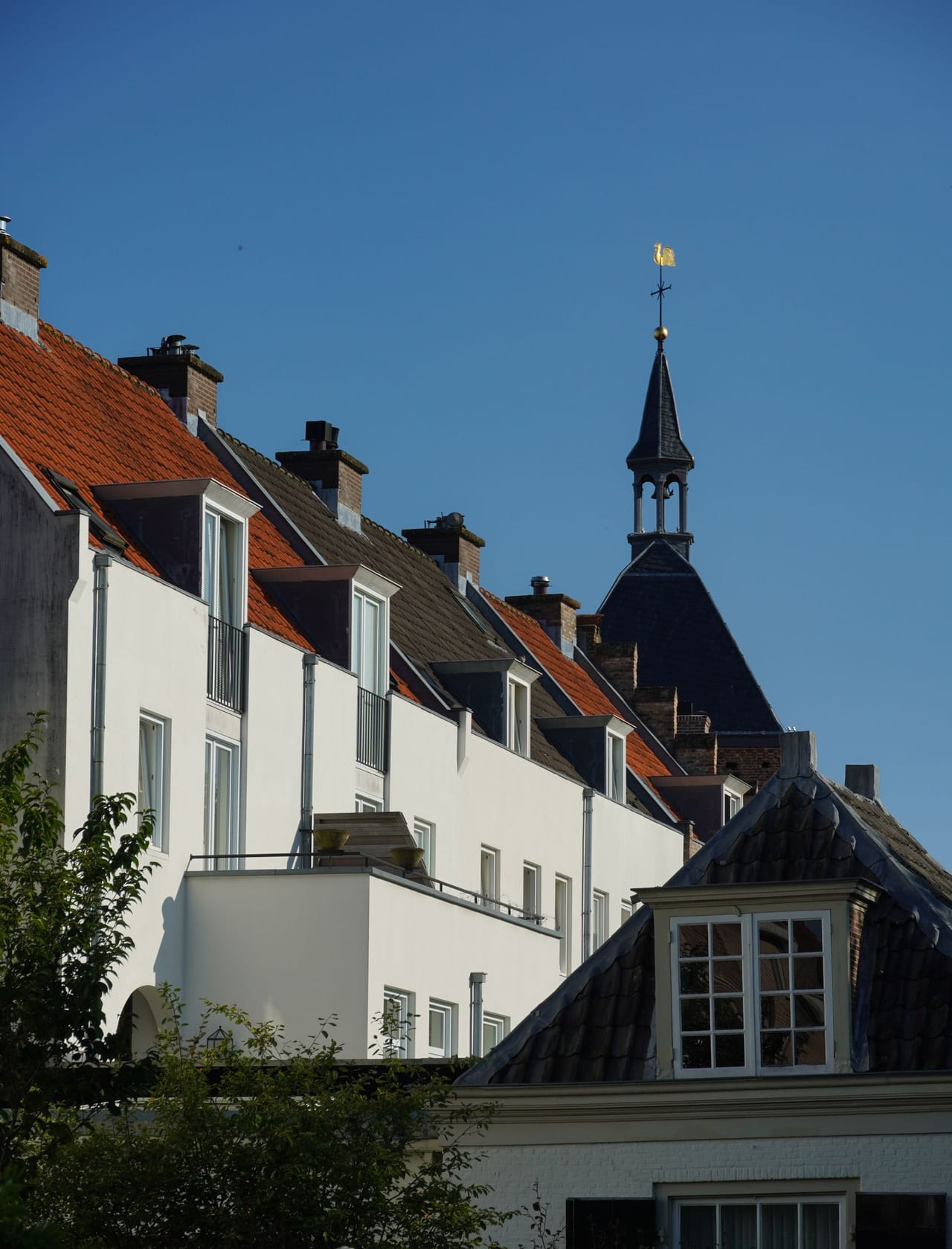 Historische gevels en daklijnen in de binnenstad